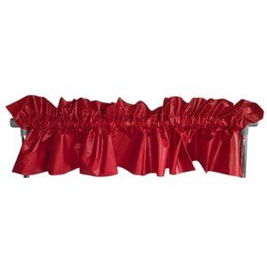 Vintage Shiny Sheen Solid Puff Balloon Valance Drape Drapery Window Curtain 80"